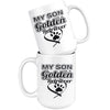 Golden Retriever Mug My Son Is A Golden Retriever 15oz White Coffee Mugs