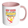 Golden Retriever Mug My Son Is A Golden Retriever White 11oz Accent Coffee Mugs
