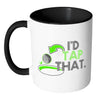 Golfing Mug I'd Tap That White 11oz Accent Coffee Mugs