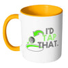 Golfing Mug I'd Tap That White 11oz Accent Coffee Mugs