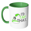 Golfing Mug I'd Tap That White 11oz Accent Coffee Mugs