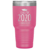 Graduation Tumbler Class Of 2020 The Quarantine Class Laser Etched 30oz Stainless Steel Tumbler