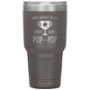 Grandfather Birthday Tumbler To The Worlds Greatest Pop pop Grandpa Laser Etched 30oz Stainless Steel Tumbler