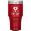 Grandfather Birthday Tumbler To The Worlds Greatest Pop pop Grandpa Laser Etched 30oz Stainless Steel Tumbler