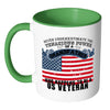 Grandfather Mug Who Happens To Be US Veteran White 11oz Accent Coffee Mugs