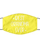 Grandmother Face Mask Best Grandma Ever Washable And Reusable 100% Polyester Made In The USA