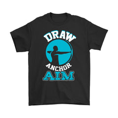 Graphic Archery Shirt Draw Anchor Aim Gildan Mens T-Shirt