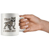 Graphic Dog Gym Mug Yeah I Work Out 11oz White Coffee Mugs