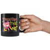 Graphic Music Mug Turn Up The Love 11oz Black Coffee Mugs