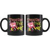 Graphic Music Mug Turn Up The Love 11oz Black Coffee Mugs