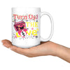 Graphic Music Mug Turn Up The Love 15oz White Coffee Mugs