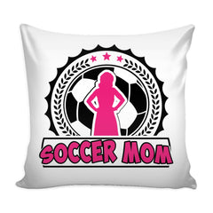 Graphic Pillow Cover Soccer Mom