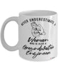 Groundwater Engineer Mug Never Underestimate A Woman Who Is Also A Groundwater Engineer Coffee Cup White