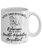 Growth Marketing Consultant Mug Never Underestimate A Woman Who Is Also A Growth Marketing Consultant Coffee Cup White