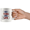 Guitarist Guitar Music Mug No Music No Life 11oz White Coffee Mugs