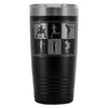 Gym Exercise Travel Mug Fitness Moves 20oz Stainless Steel Tumbler