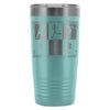 Gym Exercise Travel Mug Fitness Moves 20oz Stainless Steel Tumbler