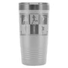 Gym Exercise Travel Mug Fitness Moves 20oz Stainless Steel Tumbler