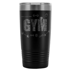 Gym Fitness Travel Mug 20oz Stainless Steel Tumbler