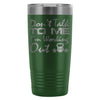 Gym Travel Mug Dont Talk To Me Im Working Out 20oz Stainless Steel Tumbler