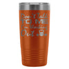 Gym Travel Mug Dont Talk To Me Im Working Out 20oz Stainless Steel Tumbler