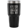 Gym Travel Mug I Flexed And The Sleeves Fell Off 30 oz Stainless Steel Tumbler
