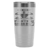 Gym Travel Mug Sex Weights And Protein Shakes 20oz Stainless Steel Tumbler