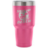 Gym Weightlifting Travel Mug Shut Up And Bench 30 oz Stainless Steel Tumbler