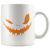 Halloween Mug Jack O Lantern Face 11oz White Coffee Mugs