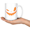 Halloween Mug Jack O Lantern Face 15oz White Coffee Mugs