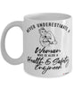 Health Safety Engineer Mug Never Underestimate A Woman Who Is Also A Health Safety Engineer Coffee Cup White