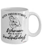 Hematopathologist Mug Never Underestimate A Woman Who Is Also A Hematopathologist Coffee Cup White