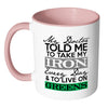 Herbivore Mug Live On Greens White 11oz Accent Coffee Mugs