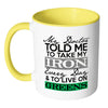 Herbivore Mug Live On Greens White 11oz Accent Coffee Mugs