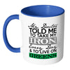 Herbivore Mug Live On Greens White 11oz Accent Coffee Mugs