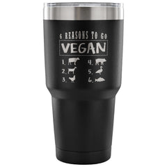 Herbivore Vegan Travel Mug 6 Reasons To Go Vegan 30 oz Stainless Steel Tumbler