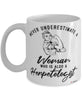 Herpetologist Mug Never Underestimate A Woman Who Is Also A Herpetologist Coffee Cup White