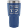 Hiking Travel Mug Eat Sleep Hike 30 oz Stainless Steel Tumbler