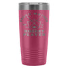 Hockey Mom Travel Mug Proud Mother A Hockey Player 20oz Stainless Steel Tumbler