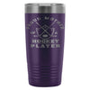 Hockey Mom Travel Mug Proud Mother A Hockey Player 20oz Stainless Steel Tumbler