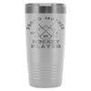 Hockey Mom Travel Mug Proud Mother A Hockey Player 20oz Stainless Steel Tumbler