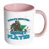 Hockey Mug Worlds Greatest Hockey Player White 11oz Accent Coffee Mugs