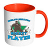 Hockey Mug Worlds Greatest Hockey Player White 11oz Accent Coffee Mugs