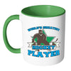 Hockey Mug Worlds Greatest Hockey Player White 11oz Accent Coffee Mugs