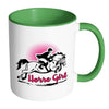 Horse Mug Horse Girl White 11oz Accent Coffee Mugs