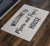 Housewarming Parents Doormat Welcome To Mama And Papa's House