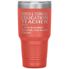 Funny Career And Technical Education CTE Teacher Tumbler Like A Normal Teacher But Much Cooler Laser Etched 30oz Stainless Steel