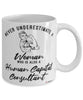 Human Capital Consultant Mug Never Underestimate A Woman Who Is Also A Human Capital Consultant Coffee Cup White