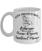 Human Resources Department Manager Mug Never Underestimate A Woman Who Is Also A Human Resources Department Manager Coffee Cup White