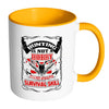 Hunting Not Hobby Its A Post Apocalyptic Survival White 11oz Accent Coffee Mugs